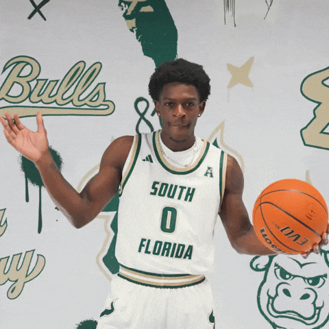 South Florida Basketball GIF by USF Athletics