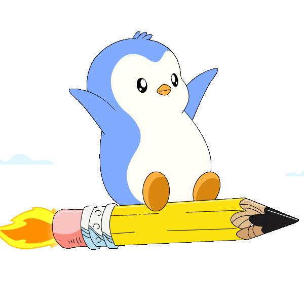 Fire Hello Sticker by Pudgy Penguins