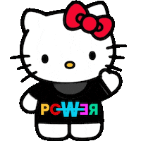 Hello Kitty Power Sticker