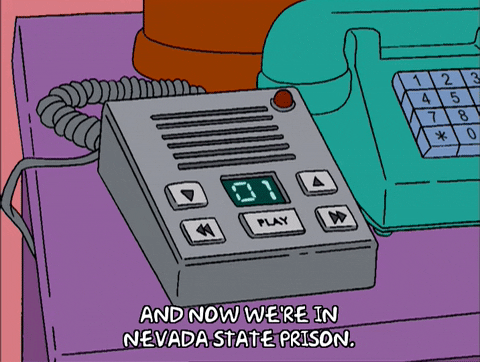 Episode 11 Phone Machine GIF by The Simpsons