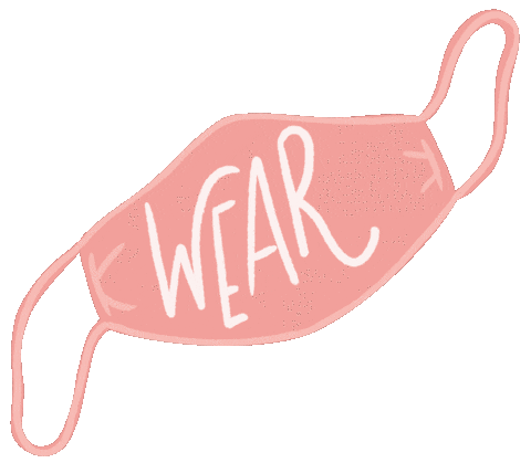 Pink Mask Sticker