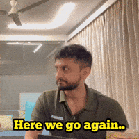 Here We Go Stare GIF by Digital Pratik
