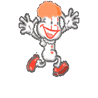 Excited Stephen King Sticker