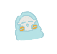 heyitsbao love food girl blue GIF