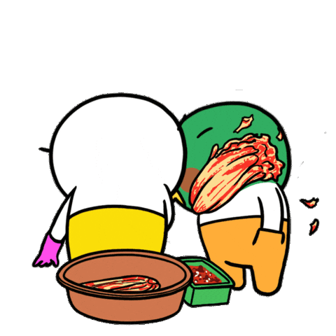 Angry Kimchi Sticker by kwaesam