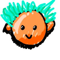 isabelalberdi nice orange feliz naranja Sticker