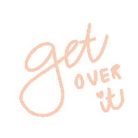 jenfromtheblock sticker sayings get over it Sticker