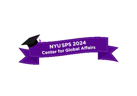 wearenyusps giphyupload new york graduation violet Sticker
