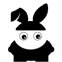 Grelldenker bunny spring rabbit easter Sticker