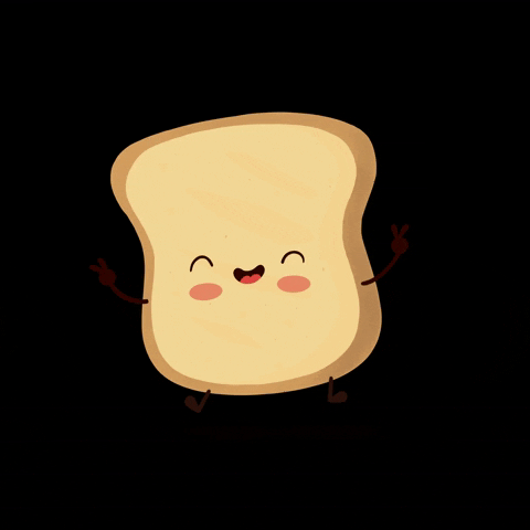 By_KatiesDiary happy smile peace bread GIF