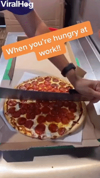 Pizza Cutter Sneaks a Slice