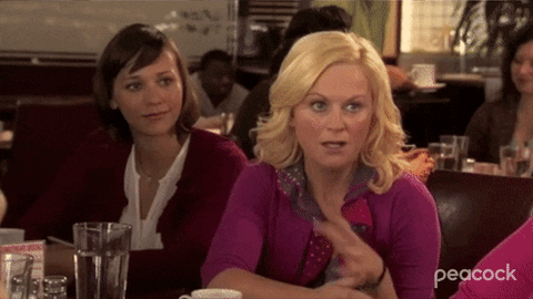 Parks And Recreation Gasp GIF by PeacockTV