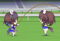Skipping Uma Musume Pretty Derby GIF