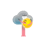 Miss You Hug Sticker by Met Office weather