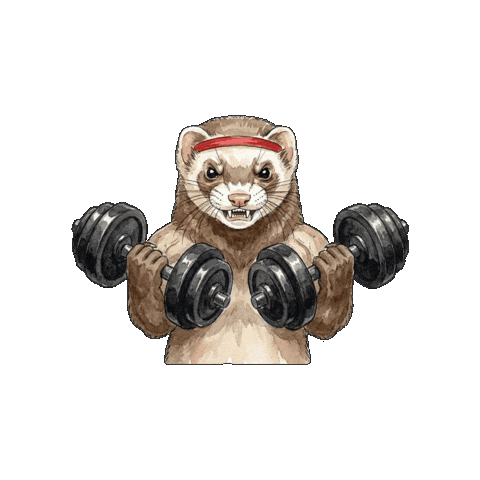 Fitness Trying Sticker