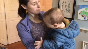 Baby Has Very Special Way of Telling Mom He's Hungry