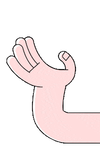 Shrugger Sticker by BenneBockshecker