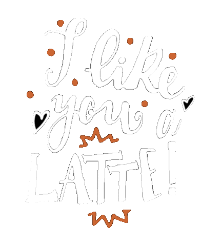 theyardcoffee latte i like you the yard pivotal Sticker