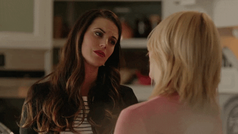 meghan ory hug GIF by Hallmark Channel