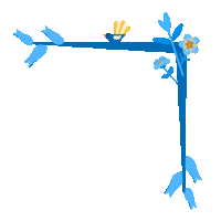 Flowers Bird Sticker by Trade Me