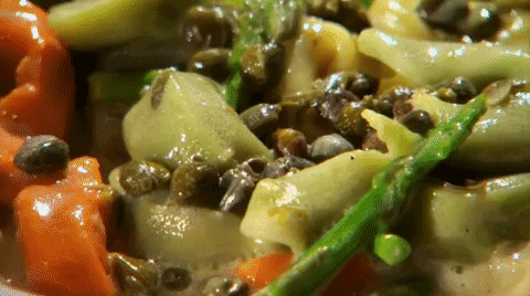 cucinatagliani giphyupload pasta italian food asparagus GIF