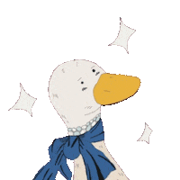 yeloheloo duck duck cartoon Sticker
