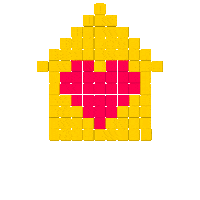Huis Hartenhuis Sticker by Het Vergeten Kind