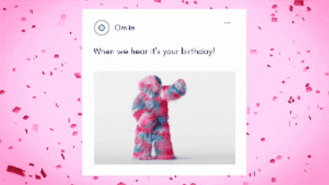 Birthday GIF by Omlie Consulting