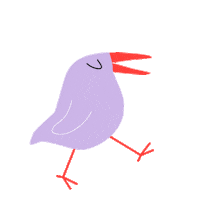 Walkingbird Sticker by Cuckoo