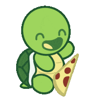 Pizza Turtle Sticker by Jugendtagung