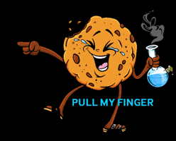 BakedGoodzTV finger chip bakedgoodz pull my finger GIF