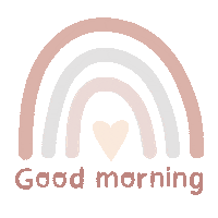 Good Morning Heart Sticker