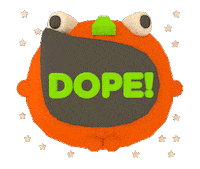 Excited Dope Sticker