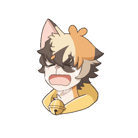 Sad Cat Sticker
