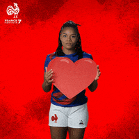 Heart Love GIF by France Rugby