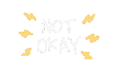 mychelromance cute sad mood okay Sticker
