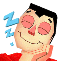 Tired Good Night Sticker by Faily Brakes