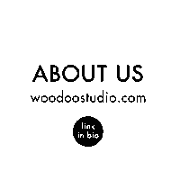 About Us Link Sticker by Woodoo Studio