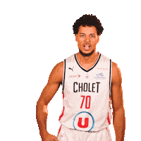 Celebrating Lets Go Sticker by Cholet Basket