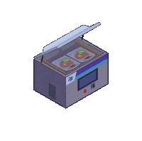 cetromaquinas machine maquina dz vacuo Sticker