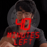 40 minutes left