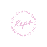 Pink Campus Reps Sticker by Victoria's Secret PINK