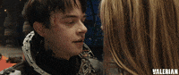 cara delevingne kiss GIF by Valerian Movie