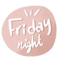 Night Friday Sticker