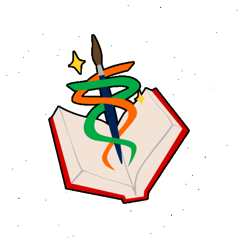 PandaKongArt giphygifmaker art book giphycreatortest Sticker