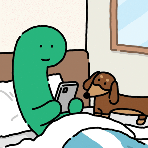 Log Off Sausage Dog GIF by Joguman Studio