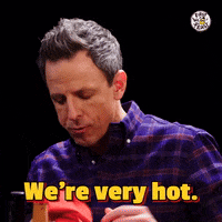 Seth Meyers Hot Ones GIF by First We Feast