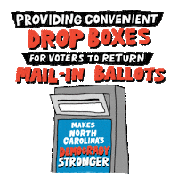 North Carolina Vote Sticker by Creative Courage