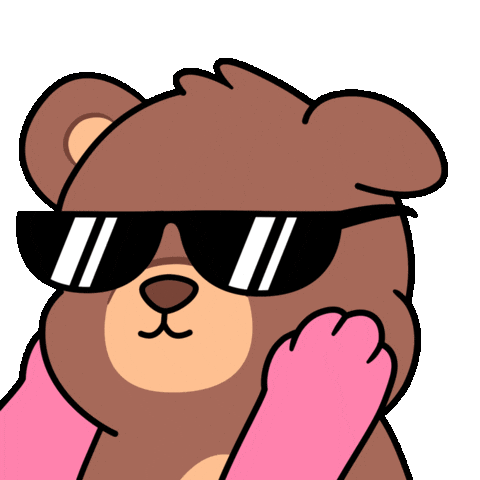 Face Sunglasses Sticker by BEARISH