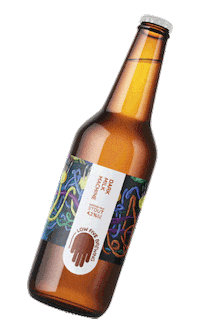 Milk Stout Biertje Sticker by Low Five Brewing